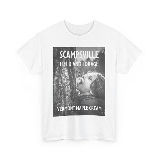 Copy of Scampsville Maple Cream Tee - Unisex Cotton T-Shirt, Vintage Style, Nature Lover Gift, Autumn Fashion, Perfect for Celebrations