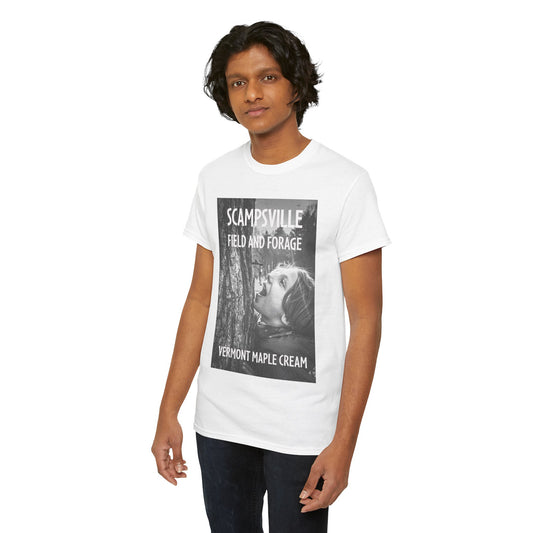 Copy of Scampsville Maple Cream Tee - Unisex Cotton T-Shirt, Vintage Style, Nature Lover Gift, Autumn Fashion, Perfect for Celebrations