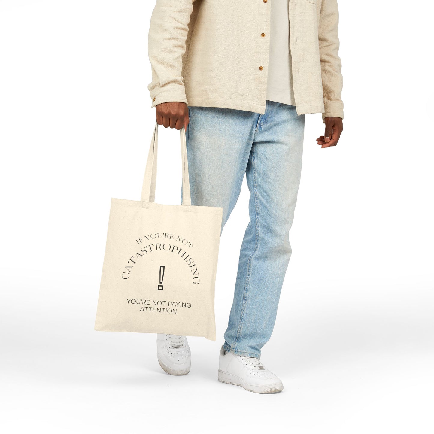 Funny Quote Tote Bag - Great for Shopping, Gifts, Everyday Use, Eco-Friendly, Motivational