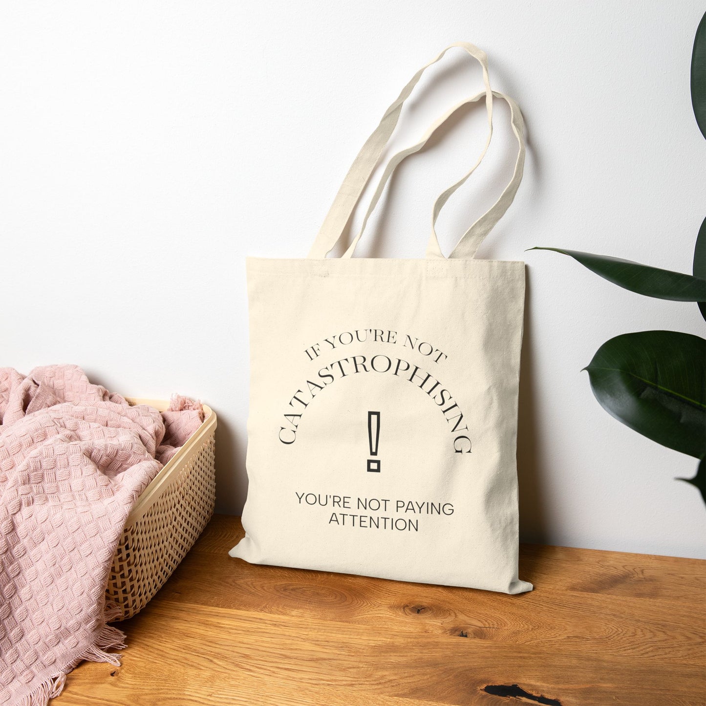 Funny Quote Tote Bag - Great for Shopping, Gifts, Everyday Use, Eco-Friendly, Motivational